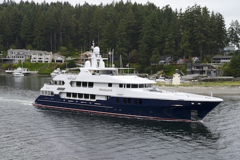 Image for article Christensen christens 'D'Natalin IV' with owner at Gig Harbour